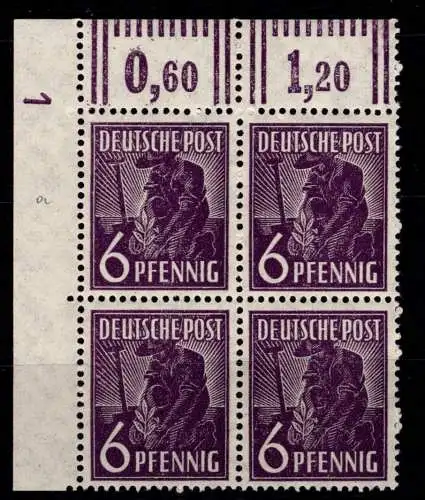 Alliierte Besetzung 944 DZ postfrisch DZ 1 positiv #OH297