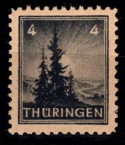 SBZ 93 AY z1 postfrisch geprüft Ströh BPP #OH389