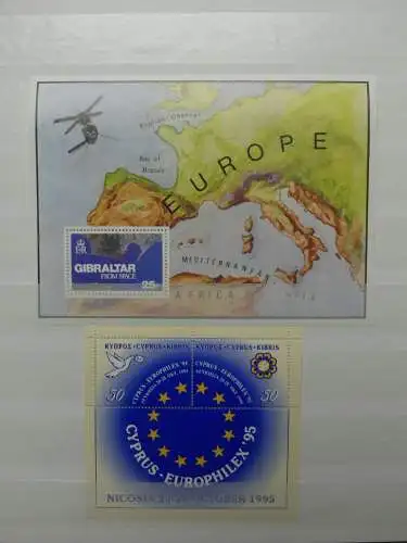 Europa Cept postfrisch besammelt im Einsteck-Album #LZ679