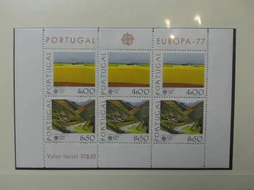 Europa/Cept 1976-1983 ** teilbesammelt im Lindner Binder #LZ696