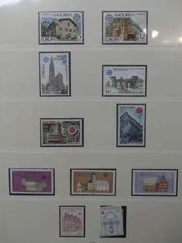 Europa/Cept 1976-1983 ** teilbesammelt im Lindner Binder #LZ696