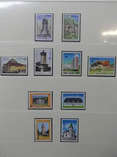 Europa/Cept 1976-1983 ** teilbesammelt im Lindner Binder #LZ696