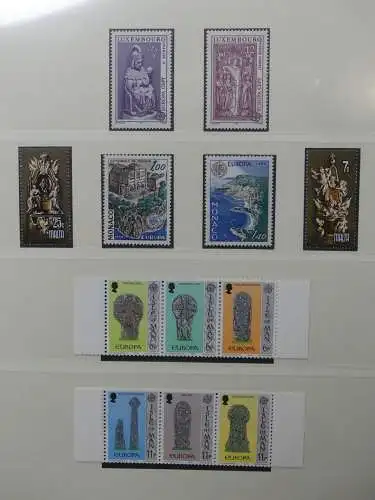 Europa/Cept 1976-1983 ** teilbesammelt im Lindner Binder #LZ696
