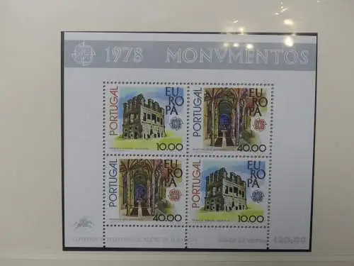 Europa/Cept 1976-1983 ** teilbesammelt im Lindner Binder #LZ696