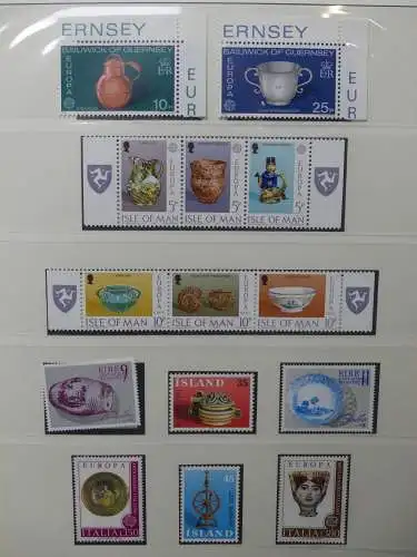 Europa/Cept 1976-1983 ** teilbesammelt im Lindner Binder #LZ696