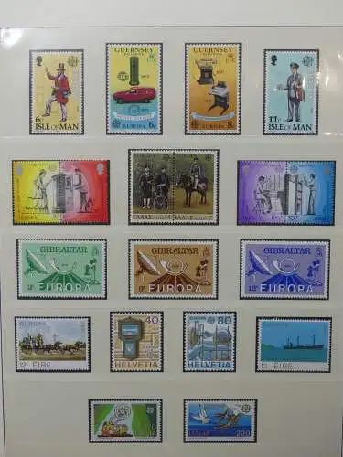 Europa/Cept 1976-1983 ** teilbesammelt im Lindner Binder #LZ696