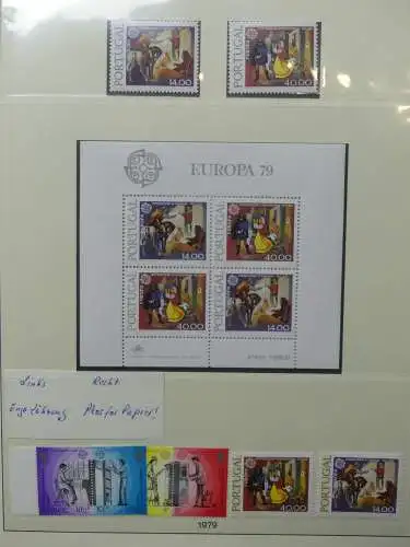 Europa/Cept 1976-1983 ** teilbesammelt im Lindner Binder #LZ696