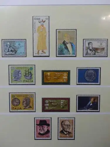 Europa/Cept 1976-1983 ** teilbesammelt im Lindner Binder #LZ696