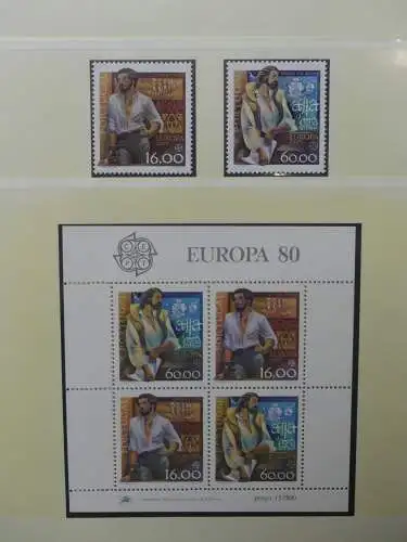 Europa/Cept 1976-1983 ** teilbesammelt im Lindner Binder #LZ696