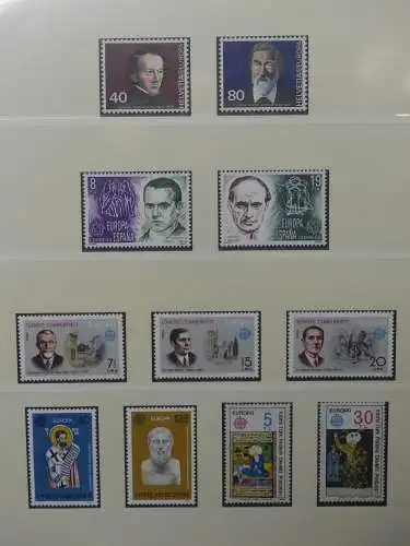 Europa/Cept 1976-1983 ** teilbesammelt im Lindner Binder #LZ696
