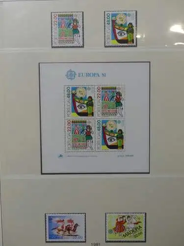 Europa/Cept 1976-1983 ** teilbesammelt im Lindner Binder #LZ696