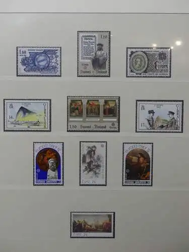 Europa/Cept 1976-1983 ** teilbesammelt im Lindner Binder #LZ696