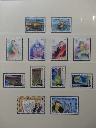 Europa/Cept 1976-1983 ** teilbesammelt im Lindner Binder #LZ696