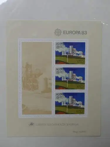 Europa/Cept 1976-1983 ** teilbesammelt im Lindner Binder #LZ696
