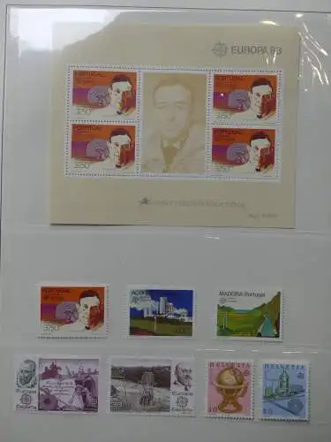 Europa/Cept 1976-1983 ** teilbesammelt im Lindner Binder #LZ696