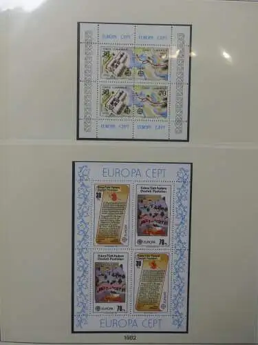 Europa/Cept 1976-1983 ** teilbesammelt im Lindner Binder #LZ696
