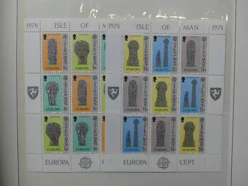 Europa/Cept 1976-1983 ** teilbesammelt im Lindner Binder #LZ696