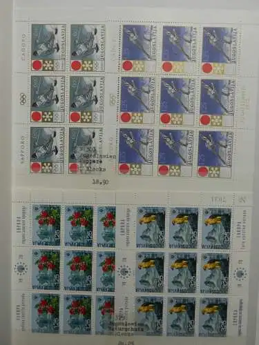 Europa Jugoslawien, Bulgarien, Tschecheslowakei dual im Einsteck-Album #LZ667