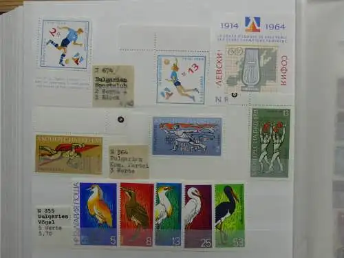 Europa Jugoslawien, Bulgarien, Tschecheslowakei dual im Einsteck-Album #LZ667