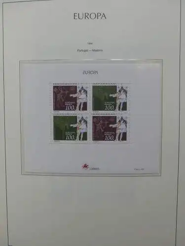 Europa Cept 1994-2002 postfrisch besammelt im Leuchtturm Binder #LZ680