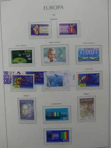 Europa Cept 1994-2002 postfrisch besammelt im Leuchtturm Binder #LZ680