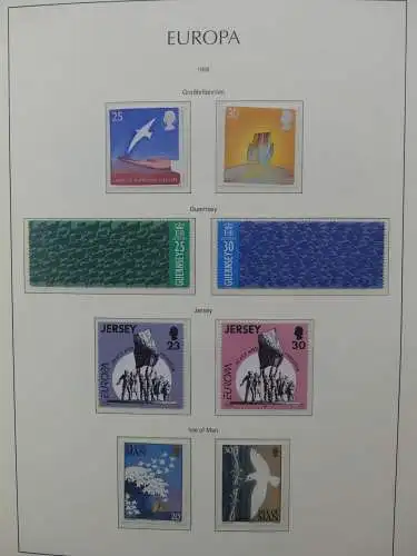 Europa Cept 1994-2002 postfrisch besammelt im Leuchtturm Binder #LZ680