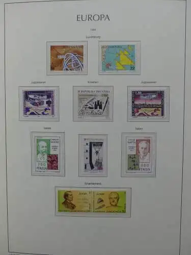 Europa Cept 1994-2002 postfrisch besammelt im Leuchtturm Binder #LZ680