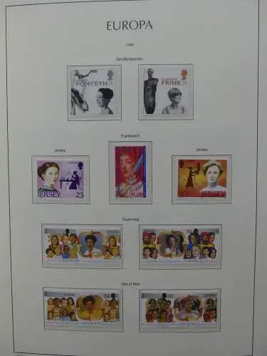 Europa Cept 1994-2002 postfrisch besammelt im Leuchtturm Binder #LZ680