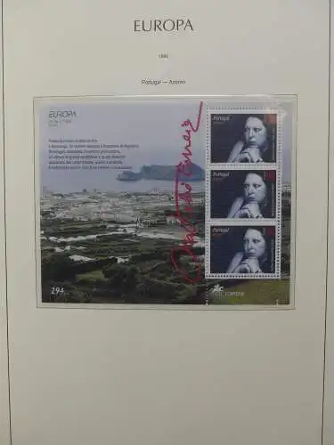 Europa Cept 1994-2002 postfrisch besammelt im Leuchtturm Binder #LZ680