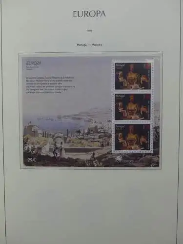 Europa Cept 1994-2002 postfrisch besammelt im Leuchtturm Binder #LZ680