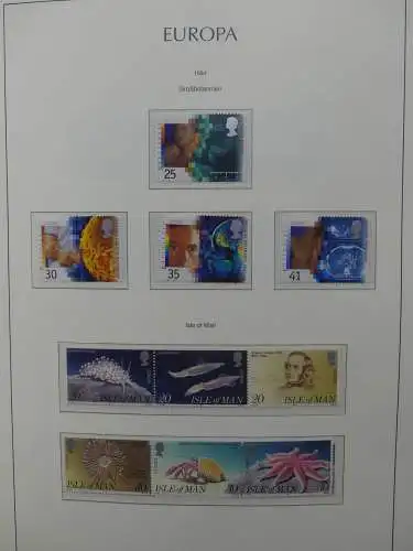 Europa Cept 1994-2002 postfrisch besammelt im Leuchtturm Binder #LZ680