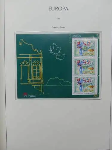 Europa Cept 1994-2002 postfrisch besammelt im Leuchtturm Binder #LZ680