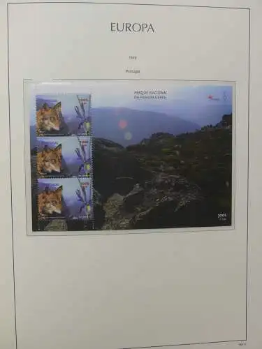 Europa Cept 1994-2002 postfrisch besammelt im Leuchtturm Binder #LZ680