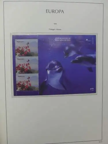 Europa Cept 1994-2002 postfrisch besammelt im Leuchtturm Binder #LZ680