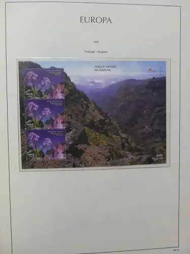 Europa Cept 1994-2002 postfrisch besammelt im Leuchtturm Binder #LZ680