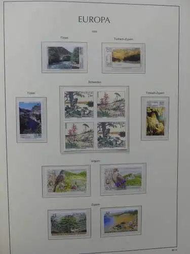 Europa Cept 1994-2002 postfrisch besammelt im Leuchtturm Binder #LZ680