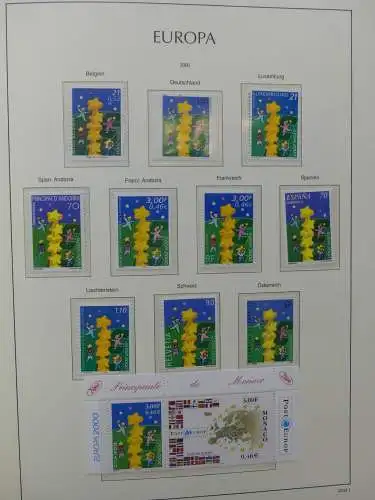 Europa Cept 1994-2002 postfrisch besammelt im Leuchtturm Binder #LZ680