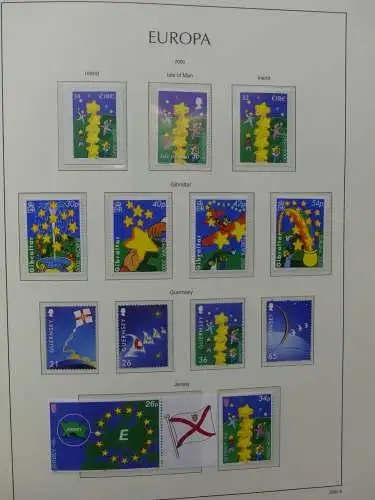 Europa Cept 1994-2002 postfrisch besammelt im Leuchtturm Binder #LZ680
