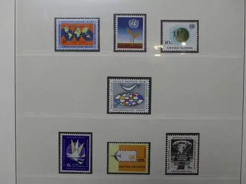UNO 1952-1980 ** teilbesammelt im Lindner Binder #LZ693