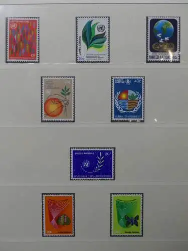 UNO 1952-1980 ** teilbesammelt im Lindner Binder #LZ693