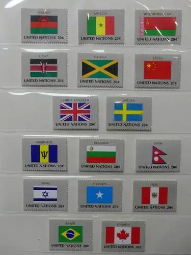 UNO 1952-1980 ** teilbesammelt im Lindner Binder #LZ693