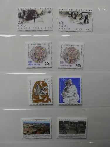 UNO 1952-1980 ** teilbesammelt im Lindner Binder #LZ693
