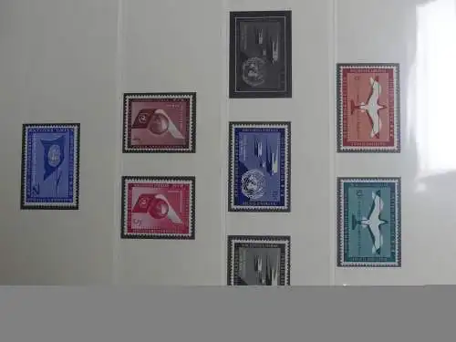 UNO 1952-1980 ** teilbesammelt im Lindner Binder #LZ693