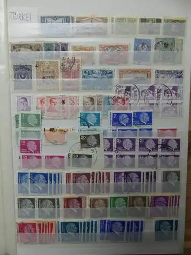 Europa Türkei und Schweiz **/*/ gestempelt im Einsteck Album #LZ662