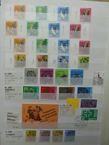 Europa Türkei und Schweiz **/*/ gestempelt im Einsteck Album #LZ662