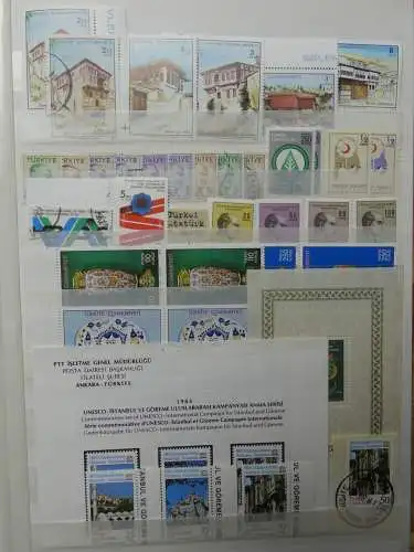 Europa Türkei und Schweiz **/*/ gestempelt im Einsteck Album #LZ662