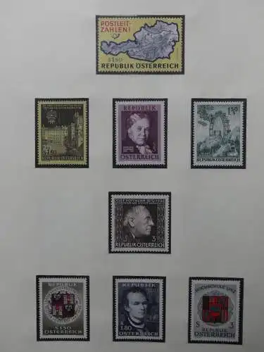 Österreich 1950-1981 ** teilbesammelt im Safe Binder #LZ697