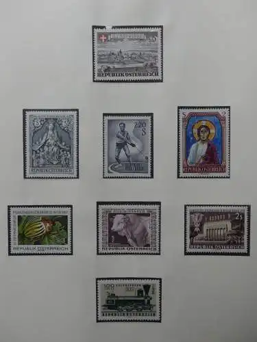 Österreich 1950-1981 ** teilbesammelt im Safe Binder #LZ697