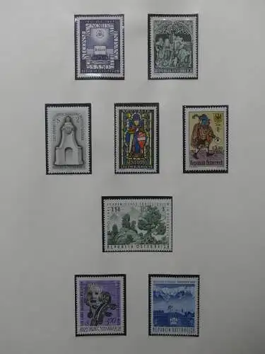 Österreich 1950-1981 ** teilbesammelt im Safe Binder #LZ697