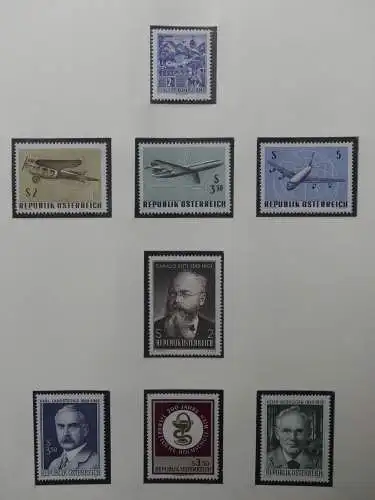 Österreich 1950-1981 ** teilbesammelt im Safe Binder #LZ697